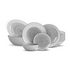 Dorsch Ripple Grey Porcelain Set 26 Pcs