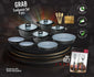 Dorsch Casserole Pot Set Non-stick Healthy - 8Pcs (Promo)