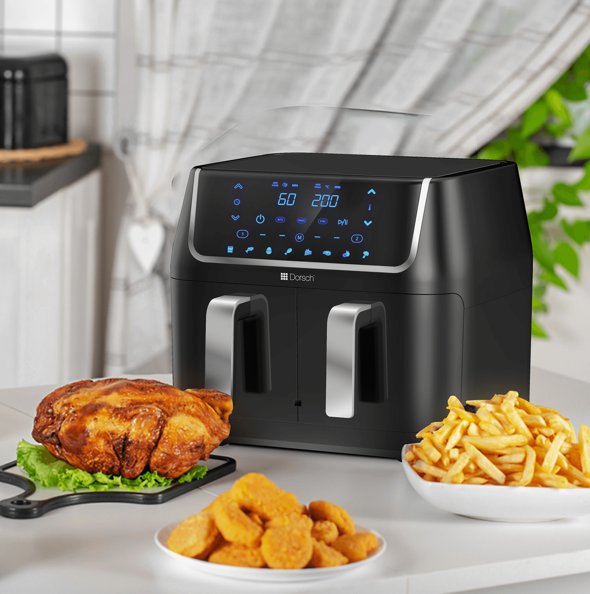 Dorsch Double Basket Air Fryer AF-800