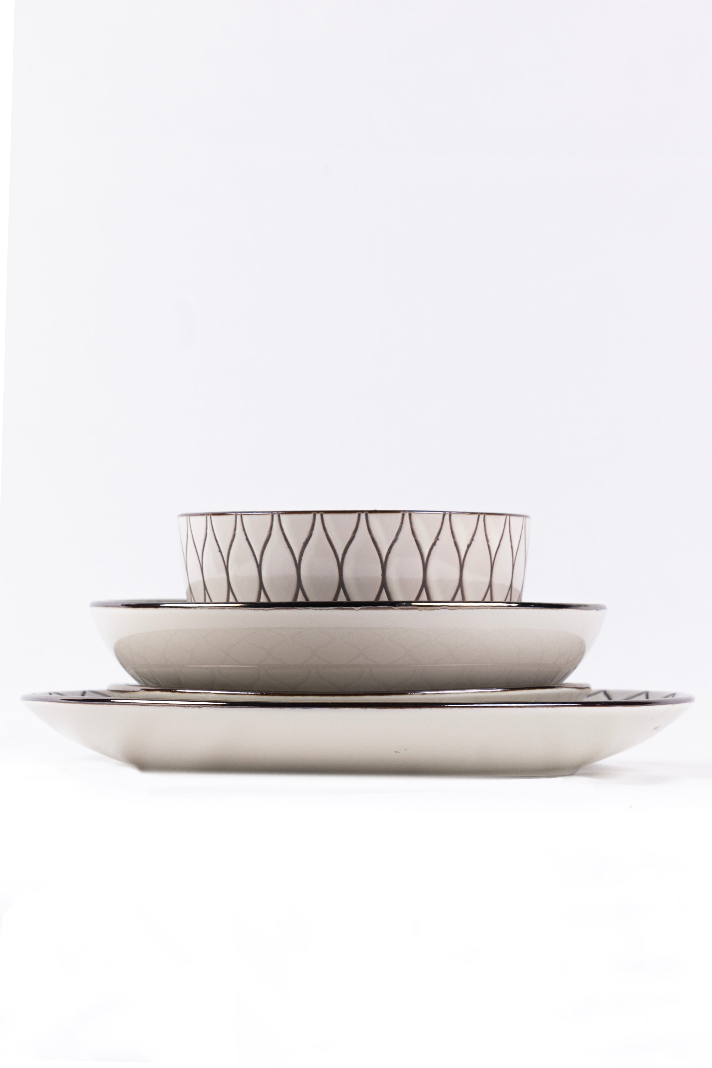 Dorsch BLANC Stoneware Set 24 Pcs