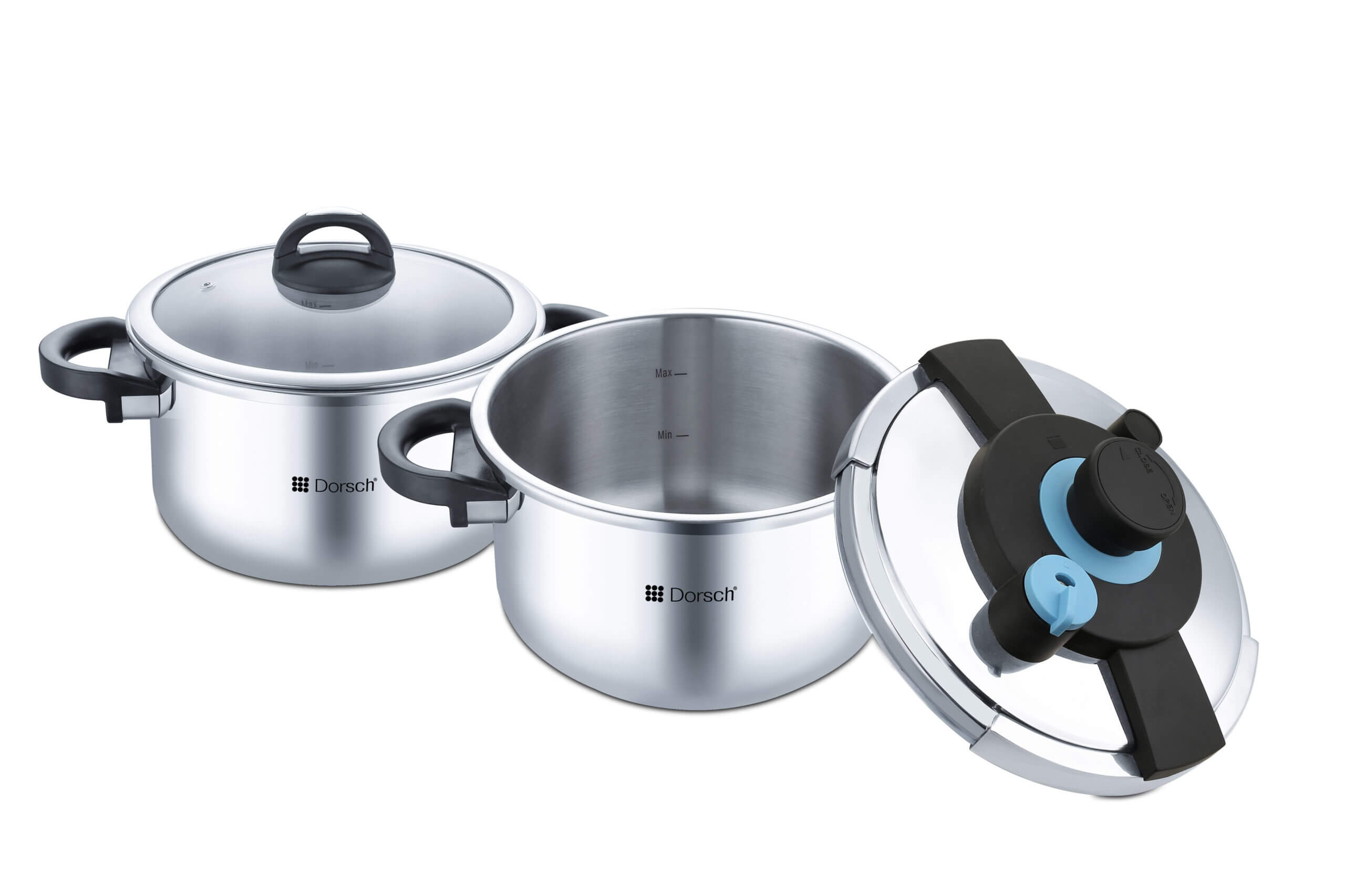 Dorsch Pressure Cooker Set GoPress 6L + 8L