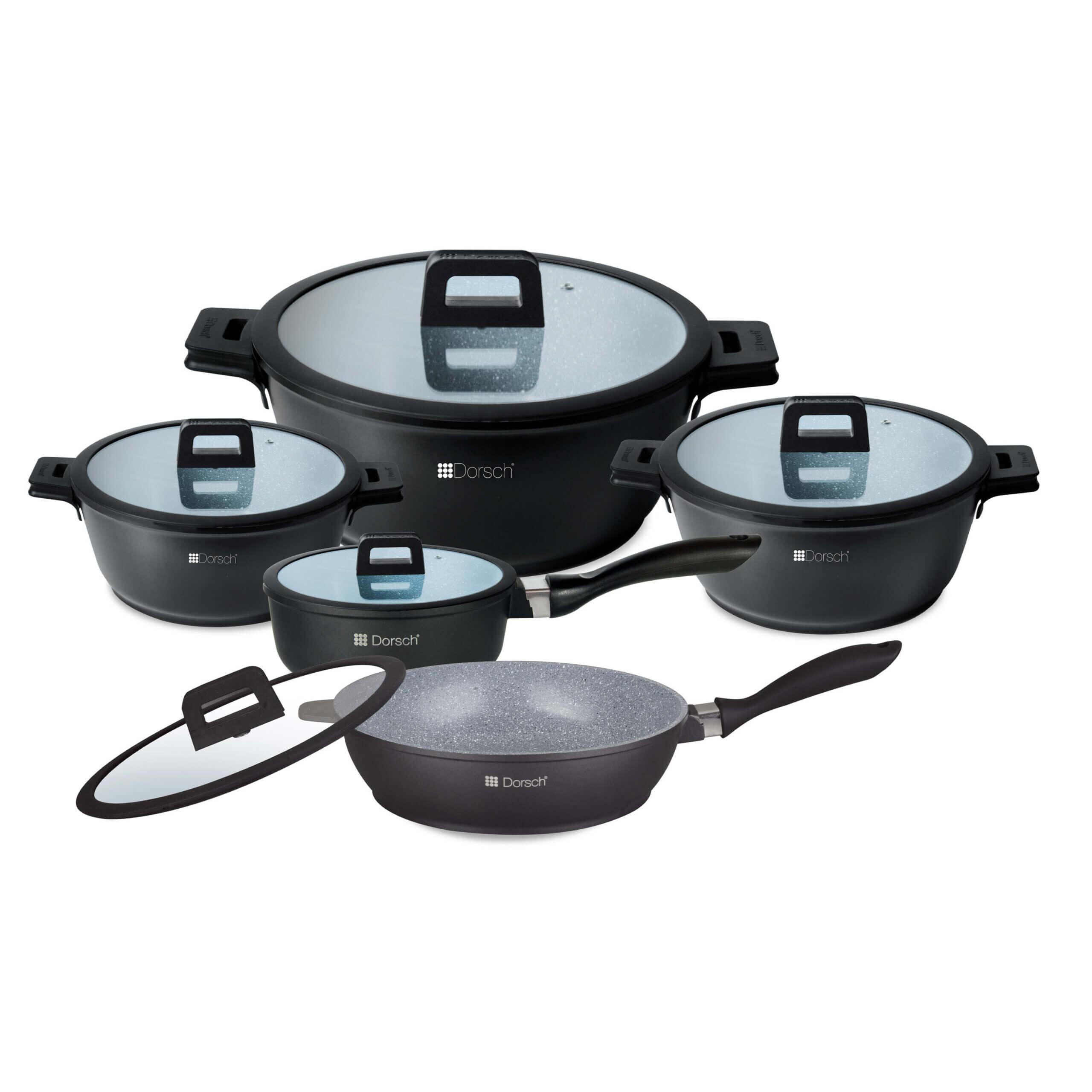 Dorsch Casserole Pot Set Non-stick Healthy - 5Pcs